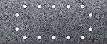 Лист шлиф. универсал. URAGAN с покрытием стеарата цинка, 14 отверстий по кругу, для ПШМ, P40, 115х28
